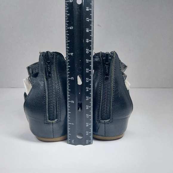 Baretaps Gweneth Strappy Black Leather Casual Sandals Size 7.5 Gladiator Shoes - Picture 8 of 15